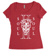 soul II soul white logo Women's Triblend Scoop T-shirt