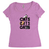 cats cats cats Women's Triblend Scoop T-shirt