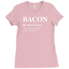 Bacon Noun Ladies Fitted T-Shirt