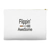 flippin awesome cooking greeting Accessory Pouches