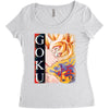 Goku Women's Triblend Scoop T-shirt