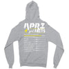 April Girl Facts Aries Zipper Hoodie