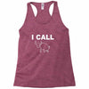 i call bull crap Racerback Tank