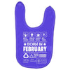 Born In February Baby Bibs