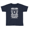 Never Underestimate The Strength Of A Lung Cancer Warrior Toddler T-shirt