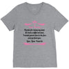 Dear Daddy, Thanks for Being my Dad Baby Boy Letter to Father V-Neck Tee