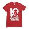 a woman's place is in the resistance Ladies Fitted T-Shirt
