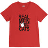 real men love cat V-Neck Tee