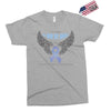 my hero is now my angel stomach cancer awareness Exclusive T-shirt
