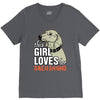 This Girl Loves Her Dachshund V-Neck Tee