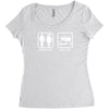 drifting   problem solved mens funny Women's Triblend Scoop T-shirt