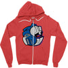 one shall stand, one shall fall Zipper Hoodie