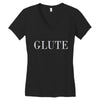 glute Women's V-Neck T-Shirt