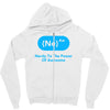 nerdy to the power of awesome Zipper Hoodie