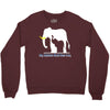 only elephants should wear ivory Crewneck Sweatshirt