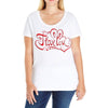 love red Ladies Curvy T-Shirt