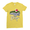 don't step on the grass Ladies Fitted T-Shirt