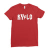 back in black Ladies Fitted T-Shirt