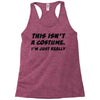 tee top joke costume rude slogan Racerback Tank