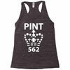 british pint funny Racerback Tank