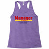 Manager Of Myselfy i Was Nobody Before Social Media Racerback Tank