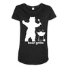 bear grills bbq funny Maternity Scoop Neck T-shirt