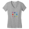 fahrie77 Women's V-Neck T-Shirt