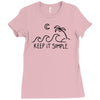 keep it simple Ladies Fitted T-Shirt