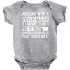 arguing with a psych major Baby Onesie