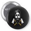 lumberjack skull Pin-back button