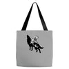 Wolf And Human Tote Bags