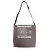 black hole Adjustable Strap Totes