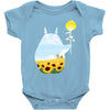 totoro sunflower Baby Bodysuit