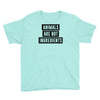 animals are not ingredients Youth Tee