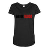 drink blood Maternity Scoop Neck T-shirt