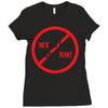 my wife said no Ladies Fitted T-Shirt
