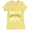 queens are born in 1974 Ladies Fitted T-Shirt