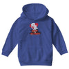 happy halloween clown Youth Hoodie