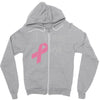 junior's breast cancer awareness i wear pink Zipper Hoodie
