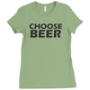 choose beer Ladies Fitted T-Shirt