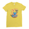 over 9000 80's Ladies Fitted T-Shirt