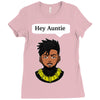 Killmonger Hey Auntie Ladies Fitted T-Shirt