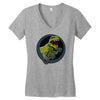 big guns black backing Women's V-Neck T-Shirt
