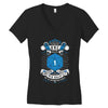Natural 1   Orc Blue Edition Women's V-Neck T-Shirt