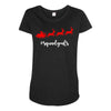 squadgoals santa Maternity Scoop Neck T-shirt