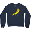 retro velvet underground andy warhol banana rock black t shirt sz s m Crewneck Sweatshirt