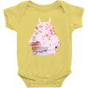 totoro with asian landscape Baby Bodysuit