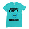 sarcastic comment loading Ladies Fitted T-Shirt