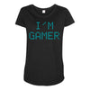 I'm Gamer Maternity Scoop Neck T-shirt