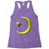 gay pride star and crescent Racerback Tank